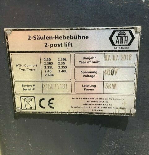 ATH Heinel lift spare parts