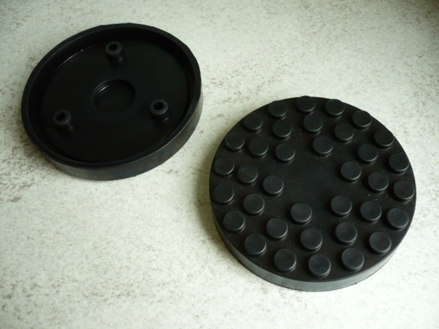Support plate Rubber pads Lift Pad RAV Ravaglioli Type KPN 305 D / KPN 305 I/IR / Beissbarth Romeico R 224 bis R 236 (147mm x 26mm)