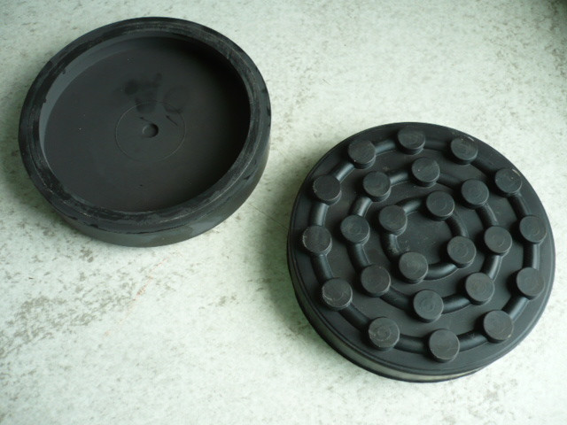 Support plate Rubber pad Rubber pad Lift Pad Ravaglioli RAV 124mm without pins