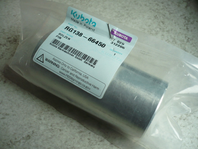 Pin locking pin Bock pin Kubota KX41-3 mini excavator RG13866450