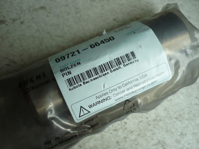 pin bolt locking pin locking pin pin Kubota KX41 KX41-2 mini excavator 6972166450