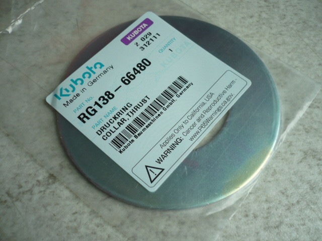 Pressure ring washer swivel bracket collar Kubota KX41-3 019 mini excavator RG13866480