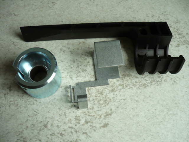 Plain bearing flange adapter replacement spindle bearing Nussbaum SL 2.25 2.32 / SLE 2.25 2.30 2.32 2.40 2.50 bottom with DU bearing 20/20