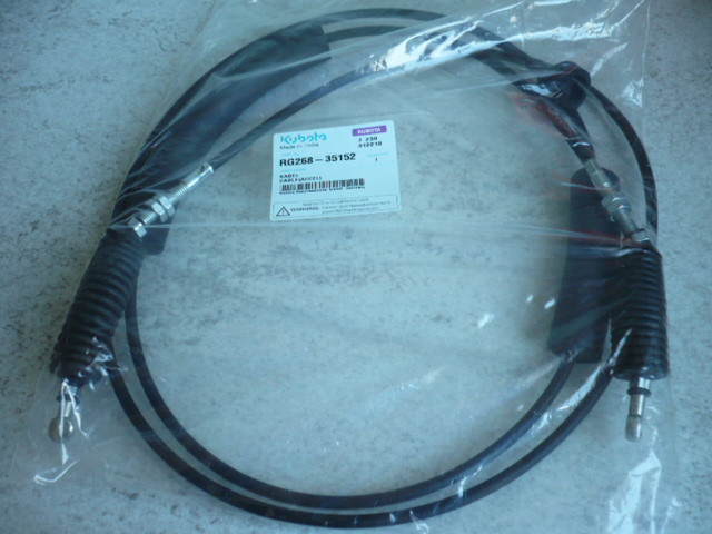 Throttle cable Hand throttle cable Bowden cable Control cable cable Kubota KX027-4 Bagger RG26835152