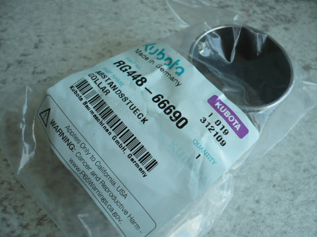 Spacer swing arm collar RG44866690 RG448-66690 bush sleeve Kubota KX71-3