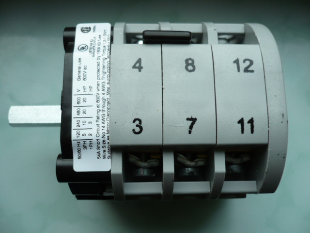 Reversing switch selector switch tire balancing machines tire fitting Hofmann Monty Reversing switch selector switch tire balancing machines tire fitting Hofmann Monty