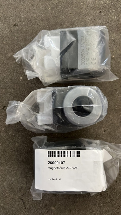 Solenoid valve coil solenoid valve lowering valve Maha underfloor platform 230 VAC