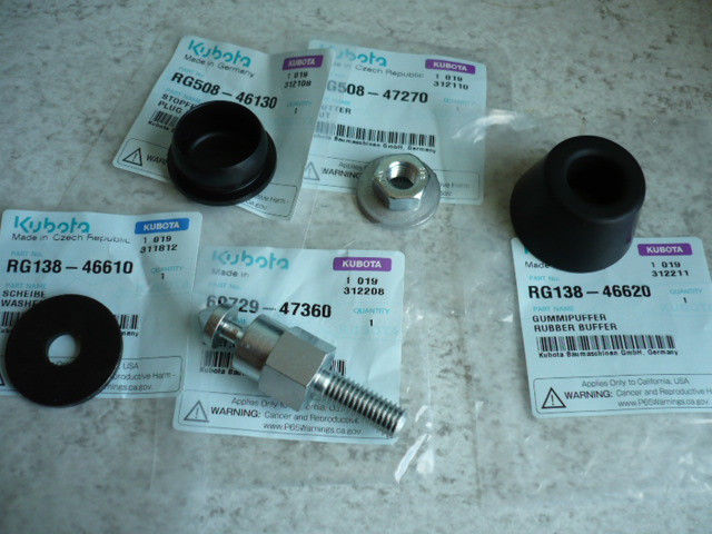 Latch latch bolt cab lock key Kubota KX41-3 mini excavator 6972947360