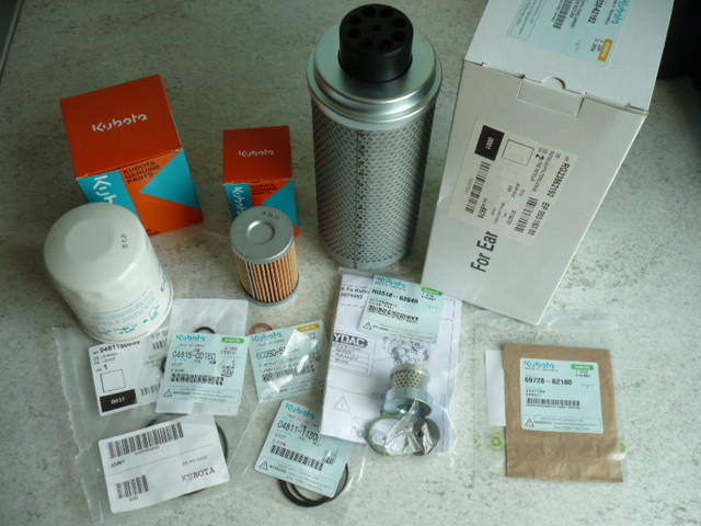 Service Maintenance Kit Filter Set Oil Filter Fuel Filter Kit Kubota KX61-3 / KX71-3 / KX91-3 / KX101-3 / U35-3