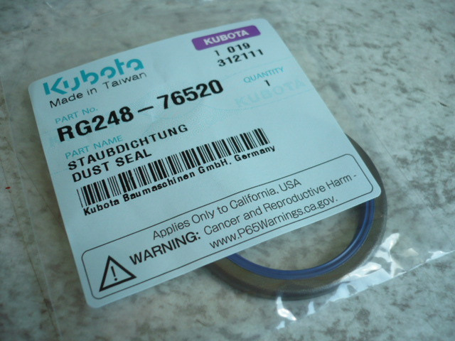 Dust seal seal bush seal dust Kubota KX71-3 mini excavator RG24876520