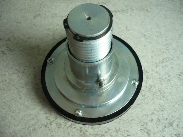 Plug-in mushroom holder elevation with turntable support plate Herrmann ECO Lift 2.35