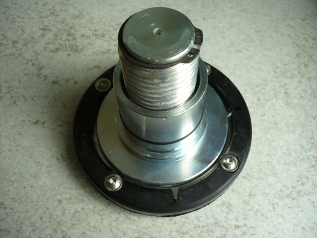 Plug-in mushroom holder with turntable support plate Herrmann swivel arm 4.0-6.5t