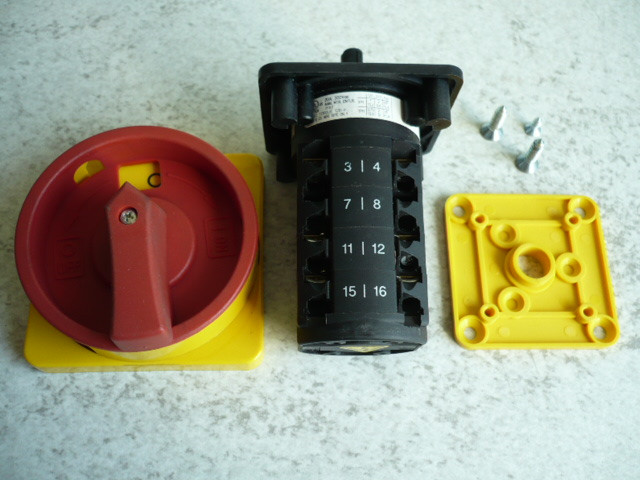 Reversing switch Control switch Motor switch Ravaglioli KPN337 / KPN 305