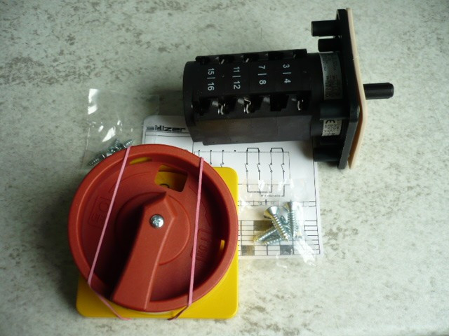 Sälzer reversing switch, control switch, main reversing switch, Romeico Beissbarth R.230