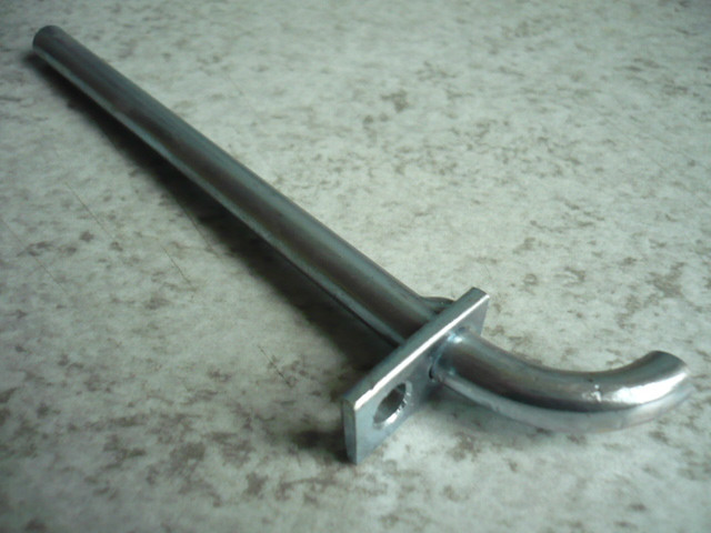 Pipe bend left cable guide deflection pipe bend 676633 Stenhoj DS2 Master 301 - 322