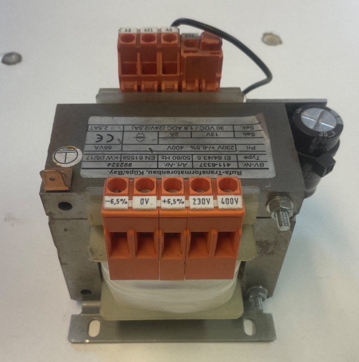 Nussbaum UNI-LIFT 3500 CLT Transformer 24V DC 2.5A Rectifier TRANSFORMER 992524