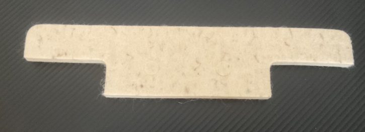 Upper felt pad for pallet truck / 2-post lift (Ravaglioli RAV KPN 337 KPS KPX)