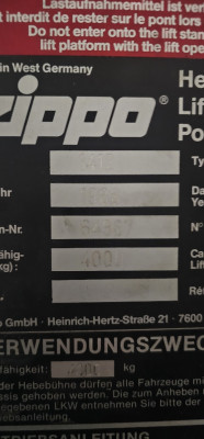 Lifting nut + safety nut + Locking plates for Zippo lift type 1401 1411 1412 / 4 tons lift