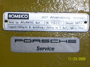 lifting nut housing, castings for Romeico Lift type Atlantic / Nordmeer TC KC (2 tons) (to factory no. 20000)