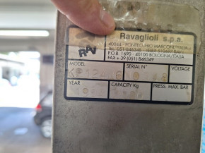 safety nut for Ravaglioli RAV lift KPN / KP / KP124N6 versions (60mm long, right-hand thread, one motor or two motor)