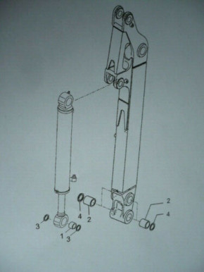 Bushing Kit Seal Arm Bushings Arm Yanmar B17-3 Mini Excavator ADE00500