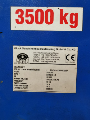 Lift nut for Maha lift ECON 3 3.0 3.5 / from construction year December 2005 / 3 and 3.5 tons