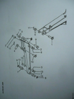 Pin socket set dipperstick set pin kit arm Yanmar B22-2 mini excavator ADB00600