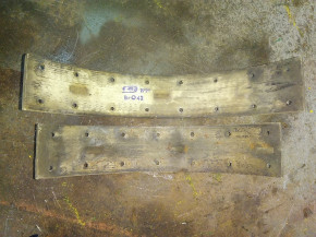 Brake pads Brake pads Brake pads VEB Takraf VTA DFG 6302 HG-A forklift trucks