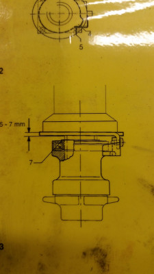Safety nut for Hofmann Duolift 2500 GT/GTE BT/BTE MT/MTE 2500 / MSE 5000