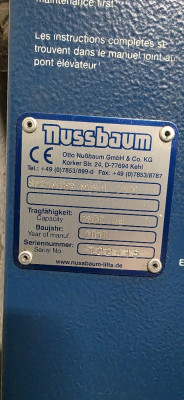 2/2 way seat valve solenoid valve Nussbaum Sprinter Mobil 2500 Autolift