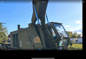 Gasket set cylinder old VEB Fortschritt T174 mobile excavator DDR machinery (Cylinder with 56mm rod, square head)