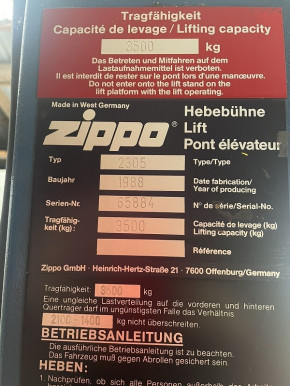 Set of ropes cable control cable steel rope safety rope Zippo 2305 2205 2306 2405 lift