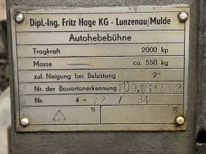 gasket kit, seal kit for 2 tons Takraf Lunzenau scissor lift car lift VEB DDR VEM (rod = 80 mm diameter)