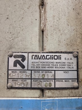 bearing flange for RAV Ravaglioli lift type KP/KPN/KPX versions / R121 - R123 old version