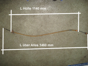 Original Brake cable, bowden cable for Takraf VTA DFG 3202 /N fork-lift truck