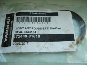 Siegel Dust seal Part No. 172448-81610 Yanmar SV17 SV 15 mini excavator