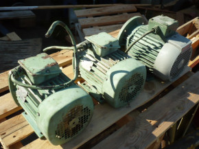 Electric motor exchange motor 22mm shaft VEM VEB Thurm KMR DDR Takraf Markranstädt