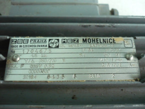 MEZ Electric motor 24mm shaft exchange motor VEM VEB Thurm GDR Takraf Lunzenau