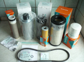 Service Maintenance Kit Filter Set Oil Filter Fuel Filter Kit Kubota KX61-3 / KX71-3 / KX91-3 / KX101-3 / U35-3