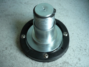 Plug-in mushroom holder with turntable support plate Herrmann Typ Swingarm 2.50 swivel arm 3.5-6.5t