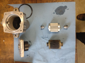 Adapter for Filtrak Filu hydraulic filter insert Takraf Waran filter housing BC 10