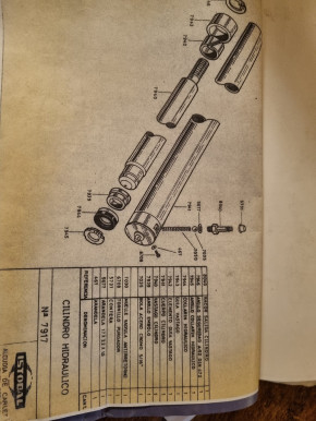 Seal kit gasket Hydraulic cylinder ISTOBAL 42724-04 Lift