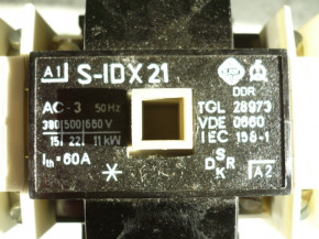 Contactor air contactor power contactor S-IDX 21 220V 60A VEB EAW DDR IFA