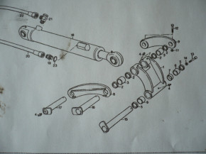 Wiper Seal Oil Seal wiper seal Atlas 404 Mini Excavator 1375695 POS No.5