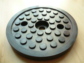 lift pad, rubber plate for Stenhoj or autop lift Type Maestro / Mascot 099261 1.32 CF (123mm x 16mm, three holes for screws)