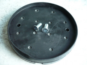 lift pad, rubber pad, rubber plate for Nussbaum lift Type SLE 2.30 SEL 2.25 (125mm x 24mm)