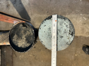 lift pad, rubber pad, rubber plate for Slift lift (125mm x 28 mm, with steel insert)