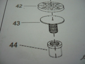 Support plate Hofmann lift pad GT 2.5 / GTE 2500 / MTF 3000 / STE 2500