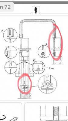 shift cable, control cable, safety cable for RAV Ravaglioli lift type KPN 336 KPN 337 KPX 336 KPX 337