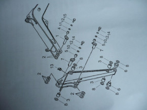 Set pin kit Yanmar B15-3 mini excavator ADB00400